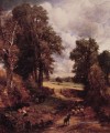 El paisaje romántico del campo de maíz John Constable